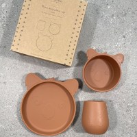 Little pea_nuuroo_Judi_silicone_dinner_set_-_3_pack-Dinner_set-NU377-Caramel_Cafe-1_1024x